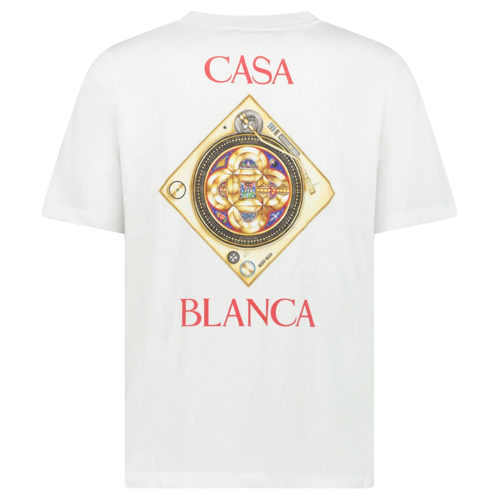Casablanca 'Plafond Orné de Musique' Graphic-Print T-Shirt in White