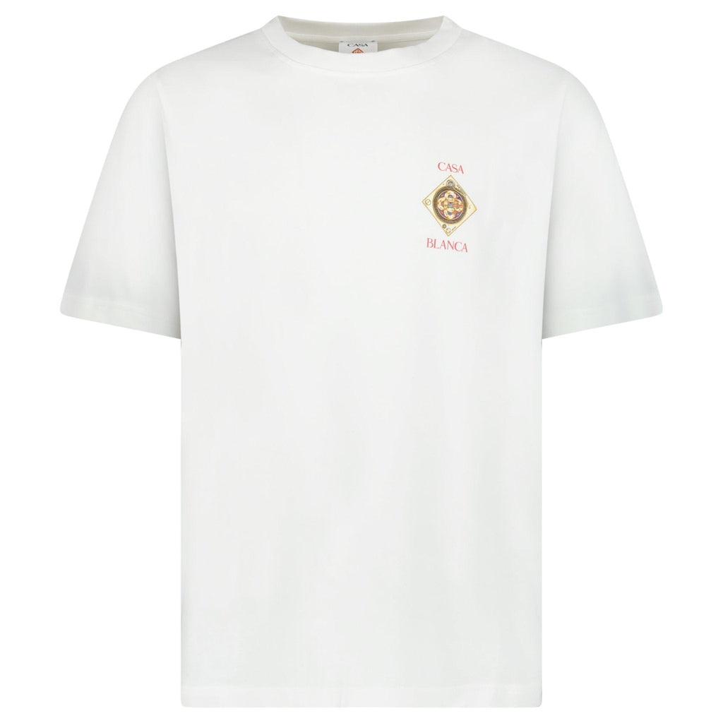 Casablanca 'Plafond Orné de Musique' Graphic-Print T-Shirt in White