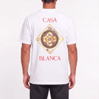 Casablanca 'Plafond Orné de Musique' Graphic-Print T-Shirt in White