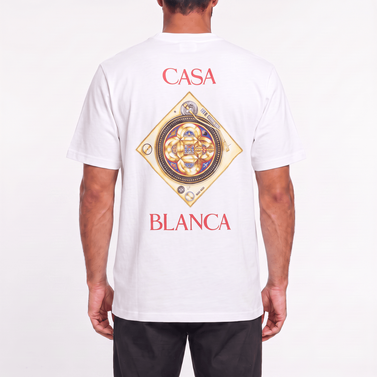 Casablanca 'Plafond Orné de Musique' Graphic-Print T-Shirt in White
