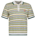 Casablanca Short Sleeve Polo Shirt in Multi Colour