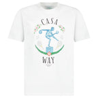 Casablanca Statue en Marbre Printed T-Shirt in White