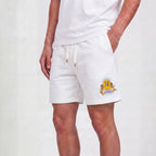 Casablanca Studio De Musiques Sweat Shorts in White