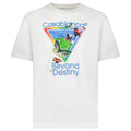 Casablanca Tennis Club 'Beyond Destiny' Graphic T-Shirt in Bright White