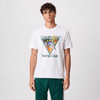 Casablanca Tennis Club Graphic-Print T-Shirt in White