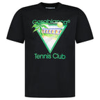 Casablanca Tennis Club T-Shirt in Black