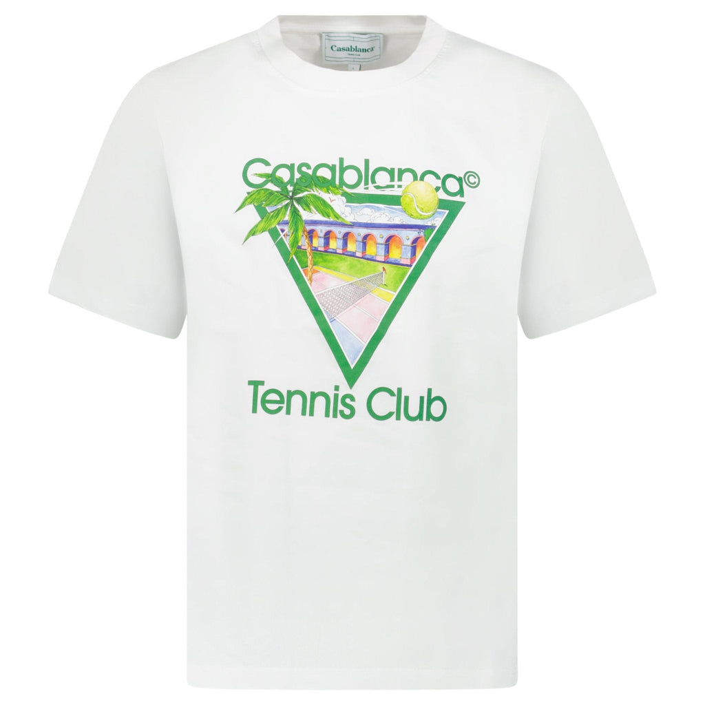 Casablanca Tennis Club T-Shirt in White