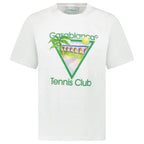 Casablanca Tennis Club T-Shirt in White