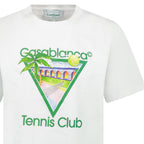 Casablanca Tennis Club T-Shirt in White