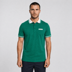 Casablanca Textured Polo Shirt Evergreen