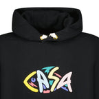 Casablanca 'The Fish Puff' Print Hooded Sweatshirt Black