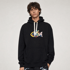Casablanca 'The Fish Puff' Print Hooded Sweatshirt Black