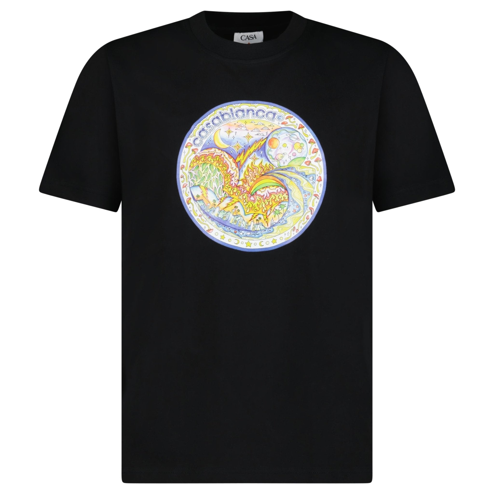 Casablanca The Four Elements T-Shirt in Black
