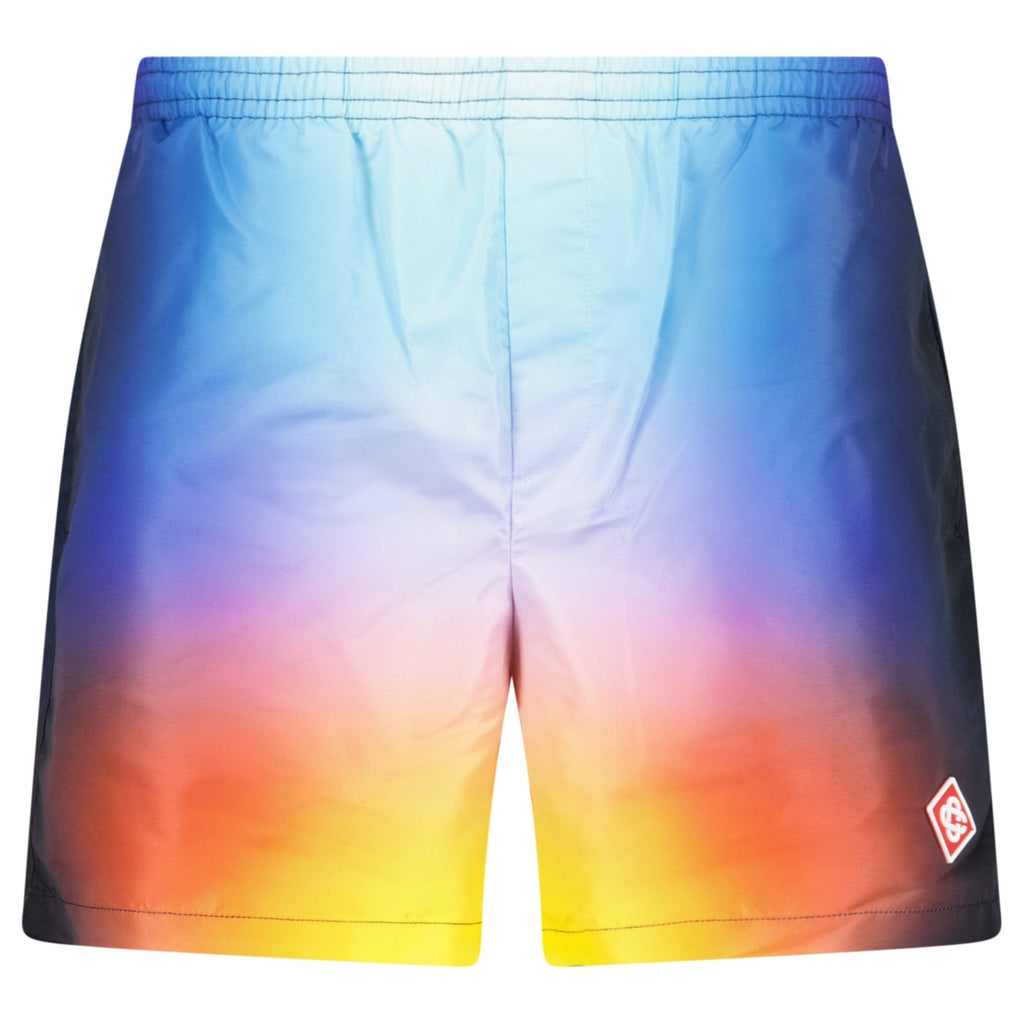 Casablanca Tie Dye Swim Shorts in Gradient Multicolour