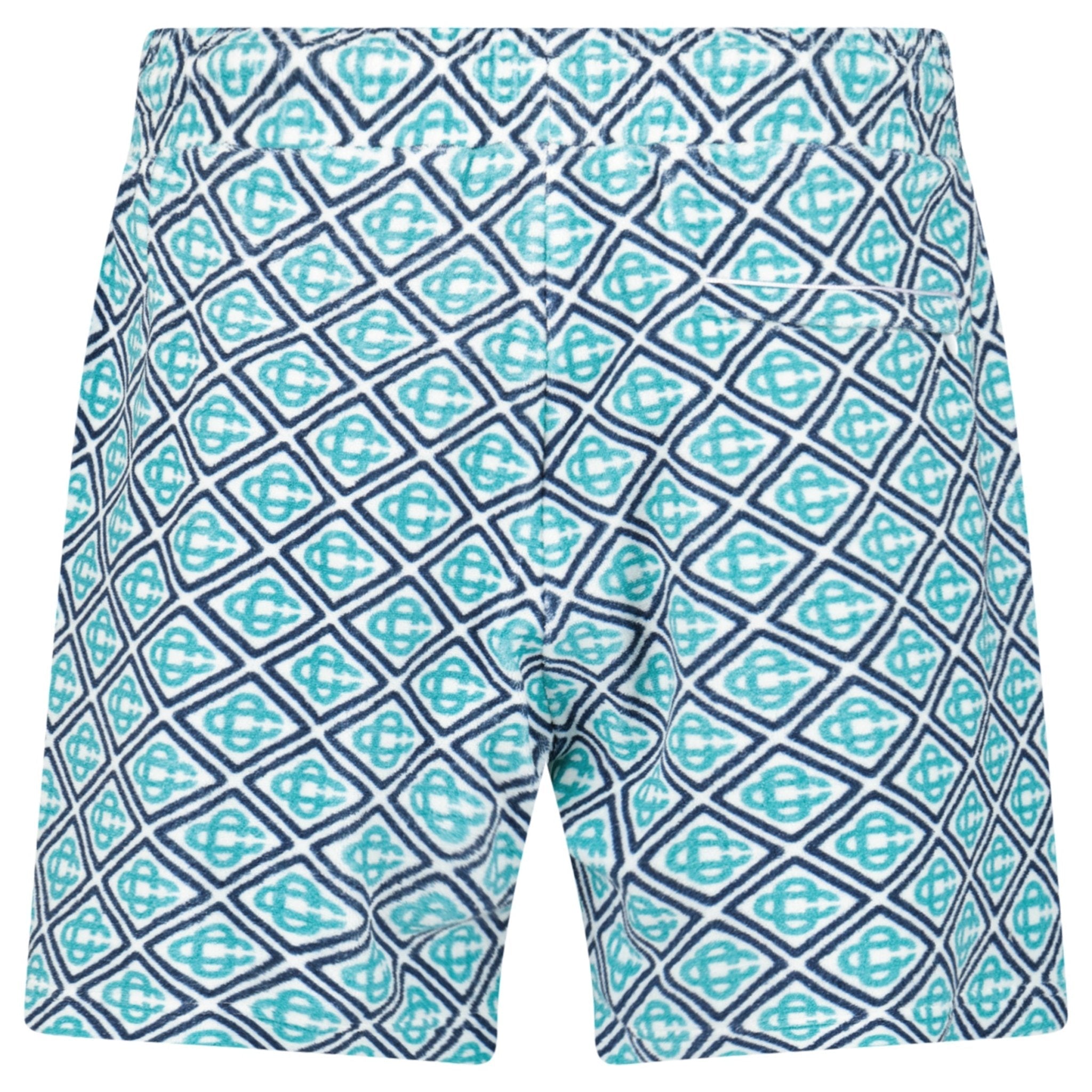 Casablanca Towelling Short in Turquoise Green