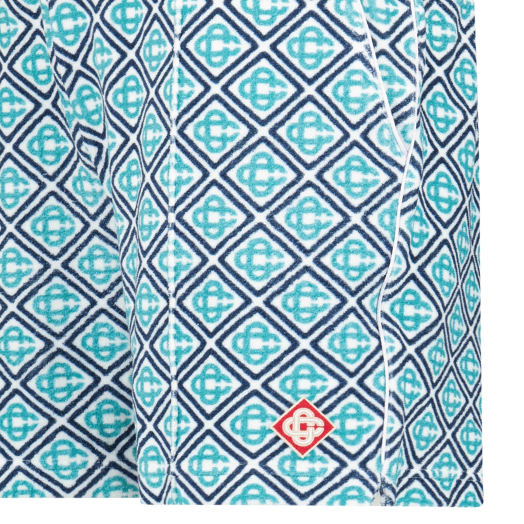 Casablanca Towelling Short in Turquoise Green