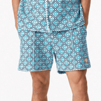 Casablanca Towelling Short in Turquoise Green