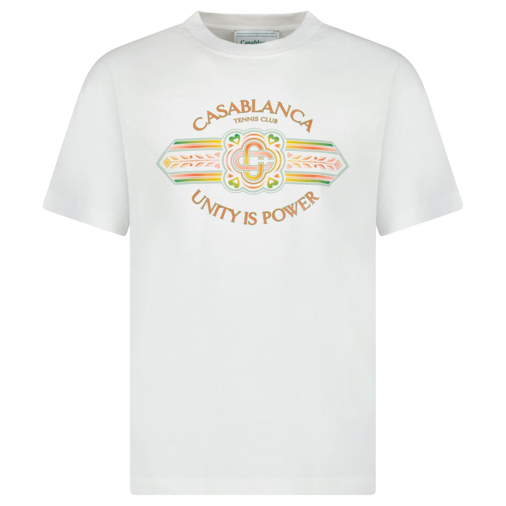 Casablanca ‘Unity Is Power’ T-Shirt in White