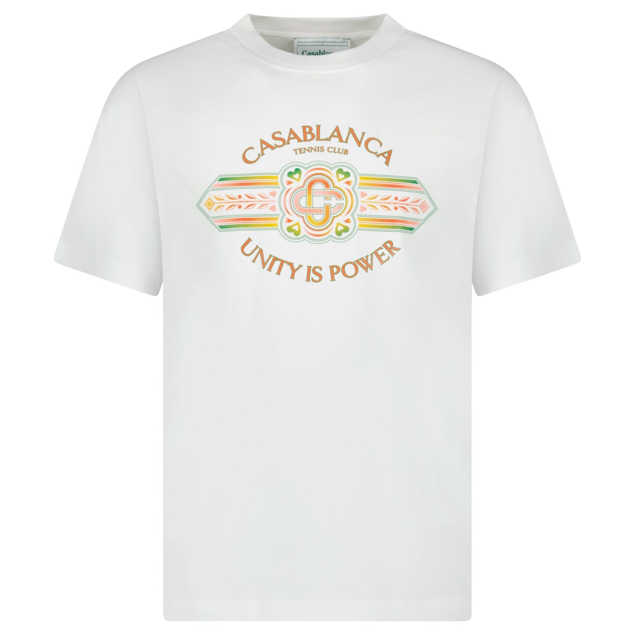Casablanca ‘Unity Is Power’ T-Shirt in White