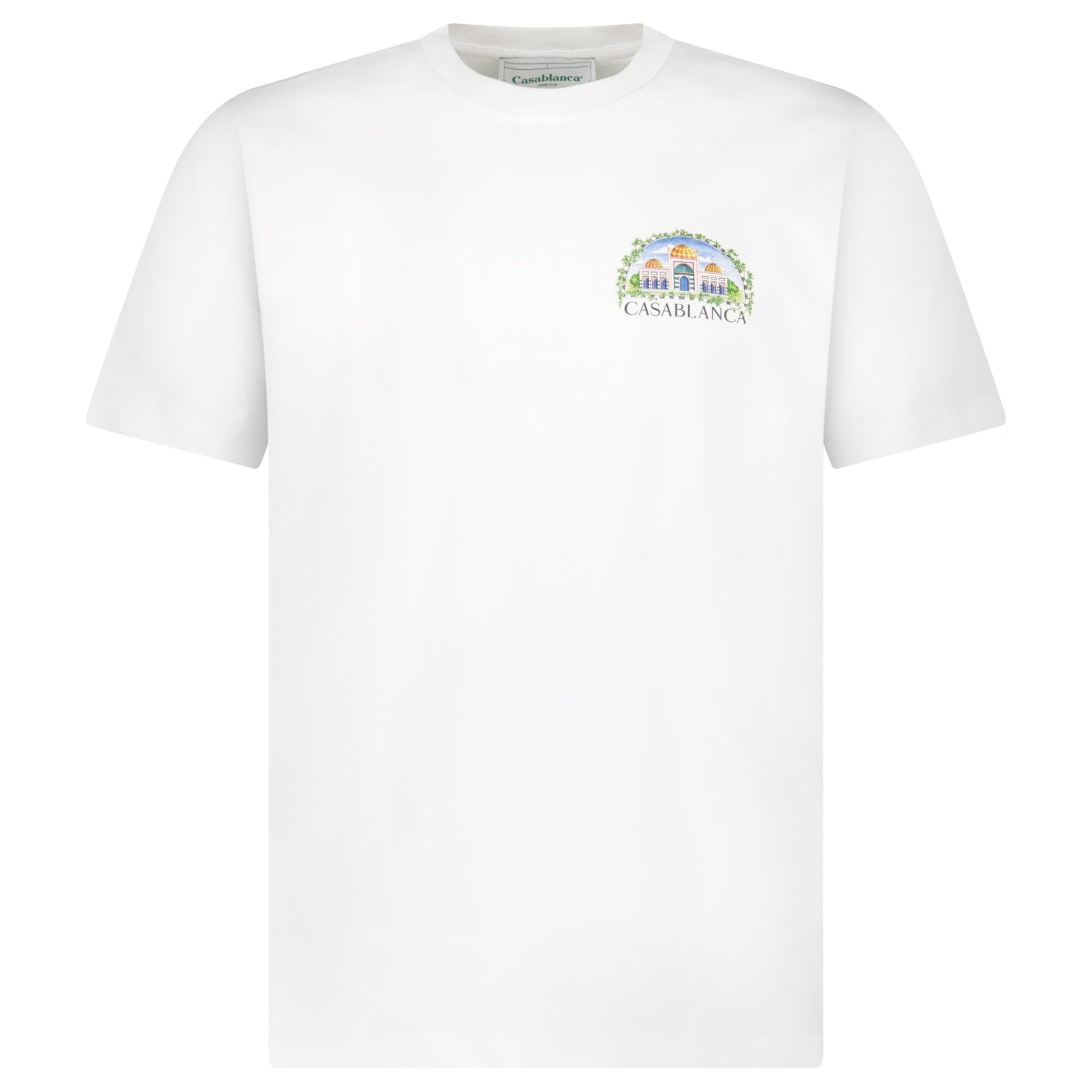 Casablanca Vue de Damas Printed T-Shirt in White