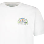 Casablanca Vue de Damas Printed T-Shirt in White