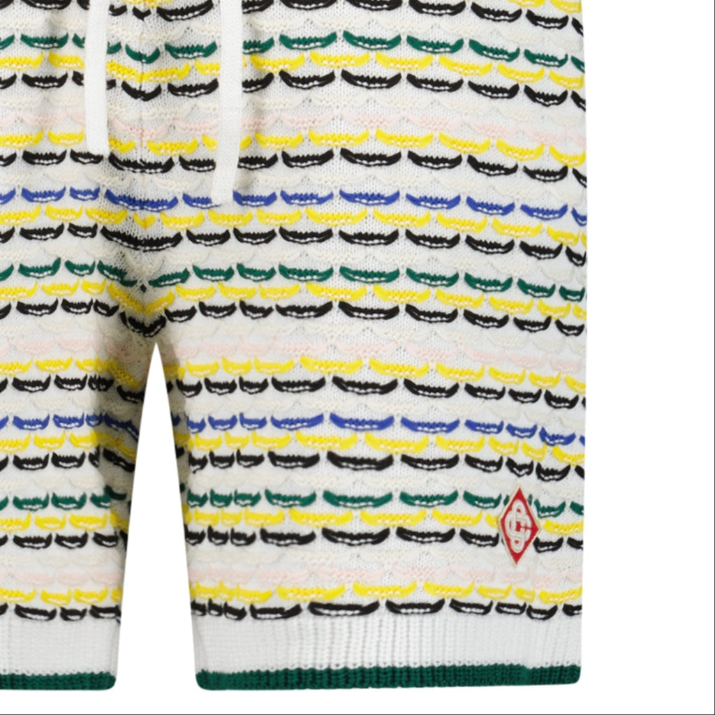 Casablanca Woven Tracksuit Shorts in Multi Colour