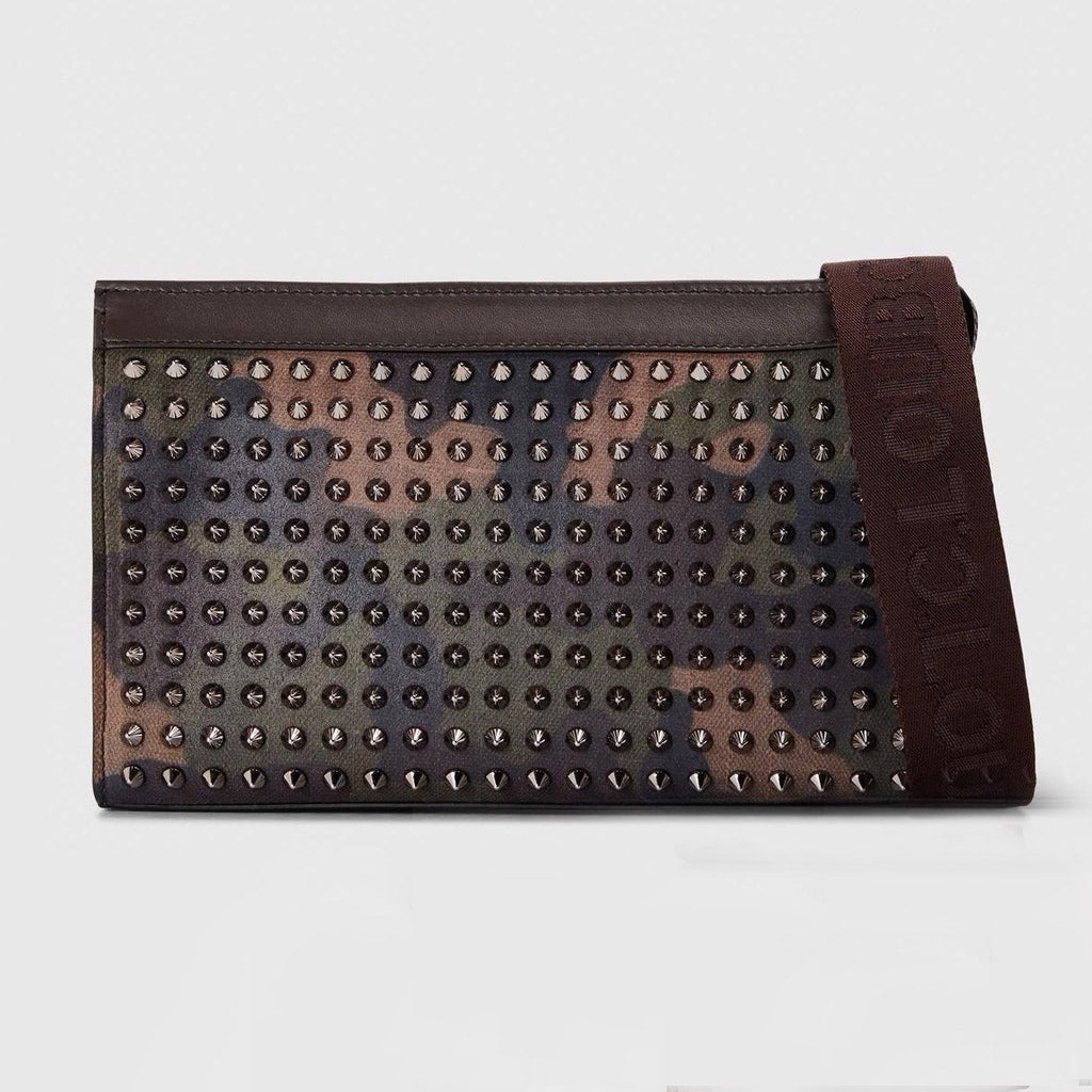 Christian Louboutin Funky Crossbody Bag in Café Green Met
