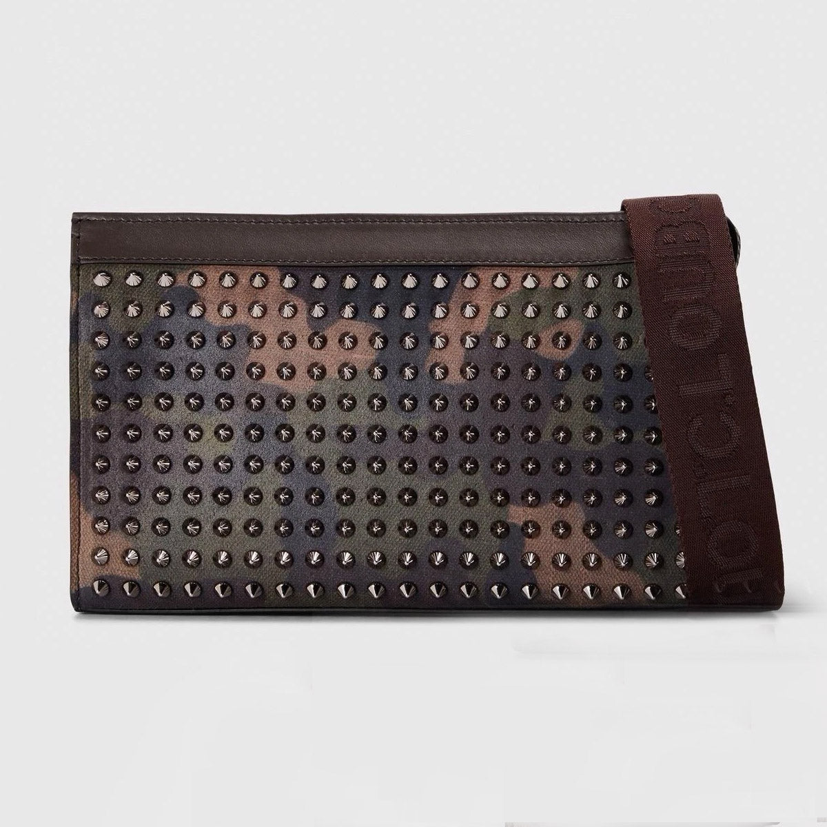 Christian Louboutin Funky Crossbody Bag in Café Green Met