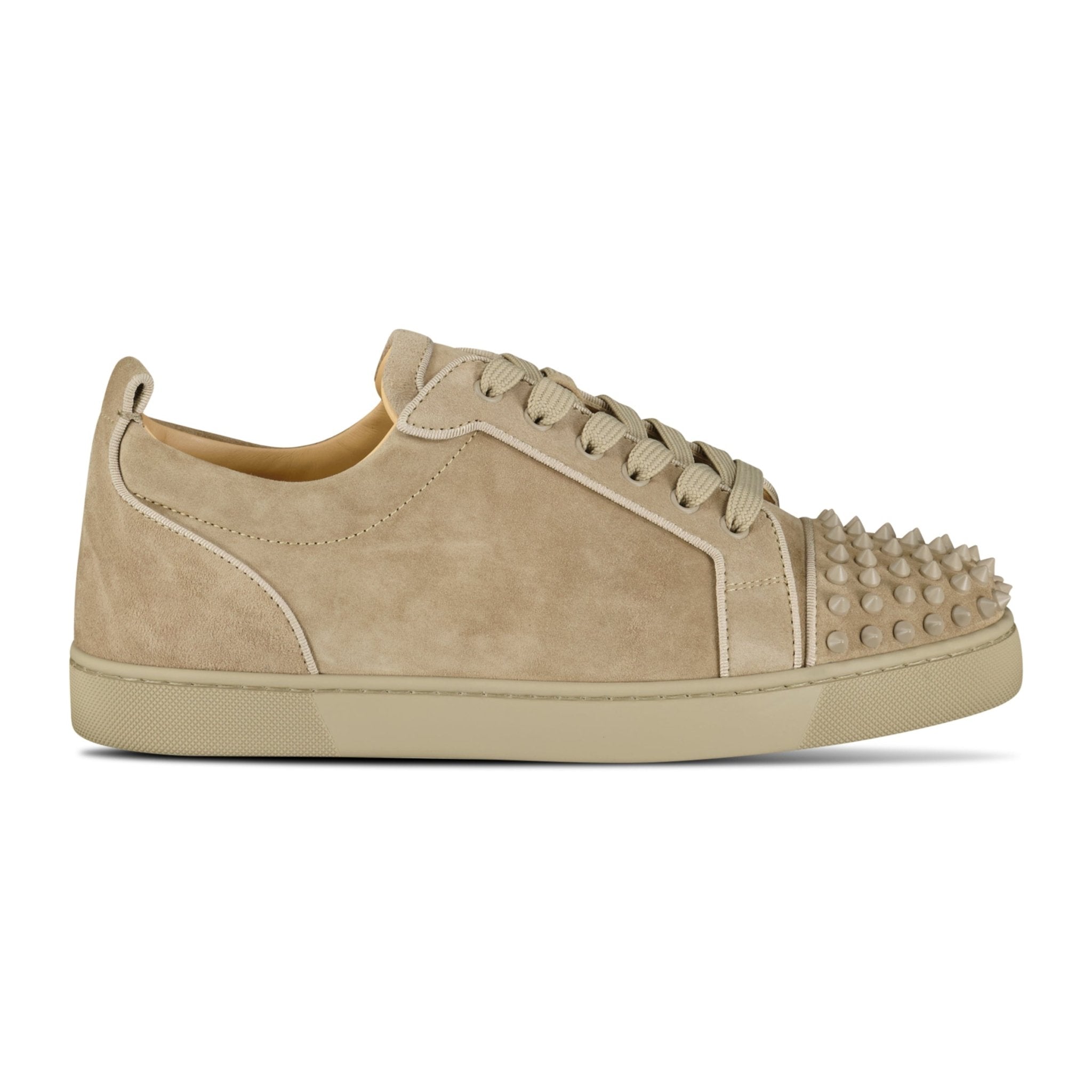 Christian Louboutin Louis Junior Spikes Orlato Trainers Beige