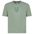 CP Company 20/1 Jersey Boxy Logo T-Shirt Thyme Green