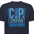 CP Company 30/1 Jersey British Sailor T-Shirt in Navy