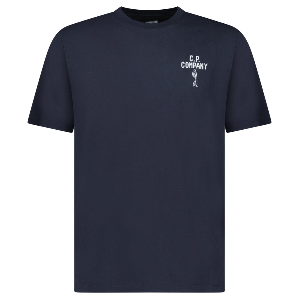 CP Company 30/1 Jersey British Sailor T-Shirt in Navy