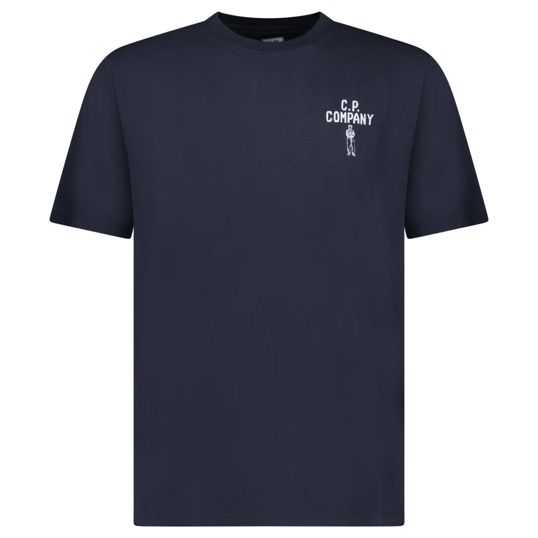 CP Company 30/1 Jersey British Sailor T-Shirt in Navy
