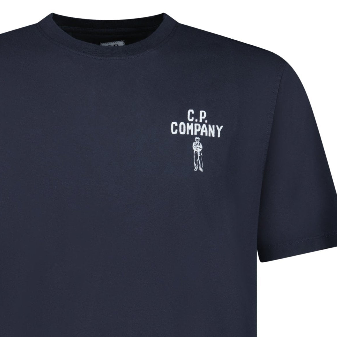 CP Company 30/1 Jersey British Sailor T-Shirt in Navy