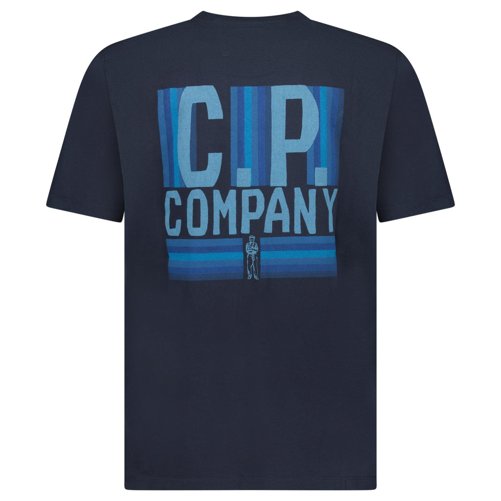 CP Company 30/1 Jersey British Sailor T-Shirt in Navy