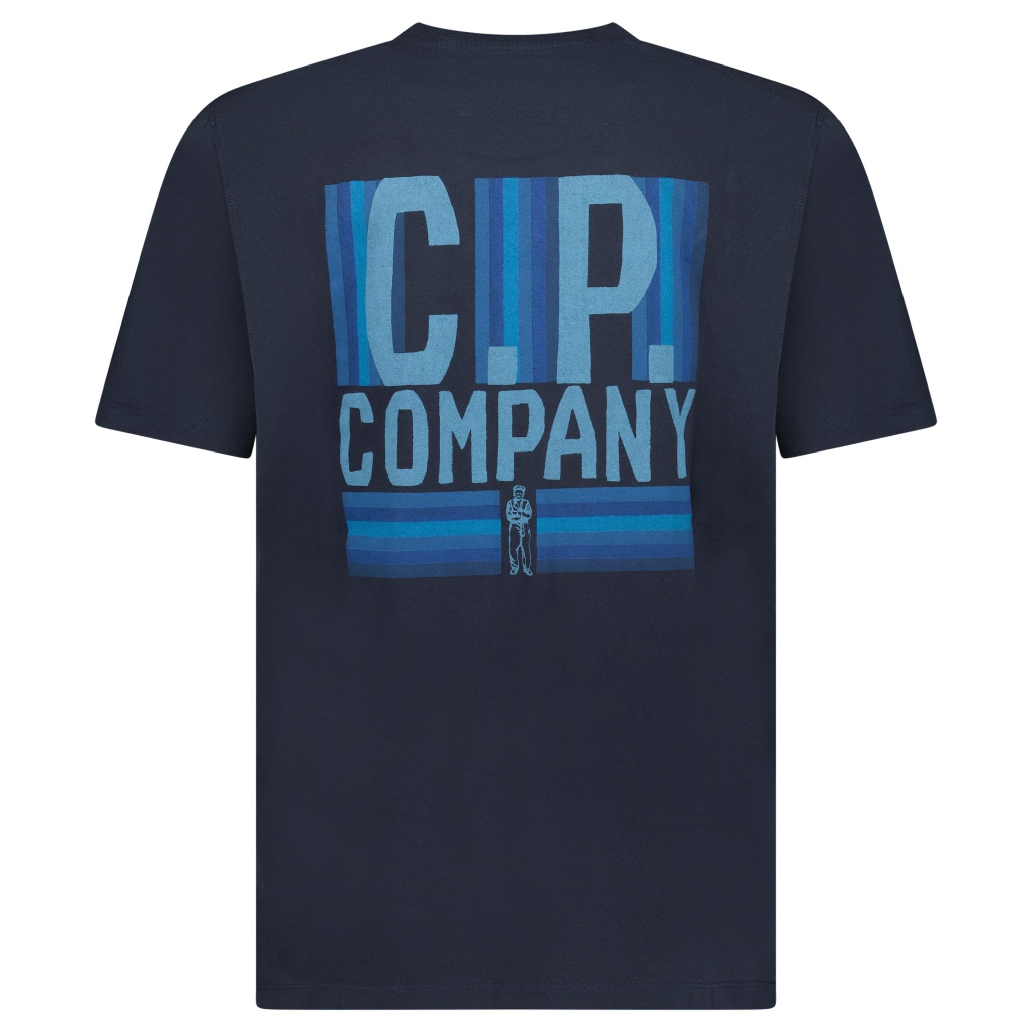 CP Company 30/1 Jersey British Sailor T-Shirt in Navy