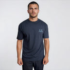 CP Company 30/1 Jersey Comfort Logo T-Shirt in Navy Blue