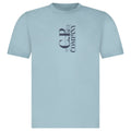 CP Company 30/1 Jersey Short Sleeve Printed T-Shirt in Blue