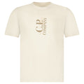 CP Company 30/1 Jersey Short Sleeve Printed T-Shirt in Gauze White
