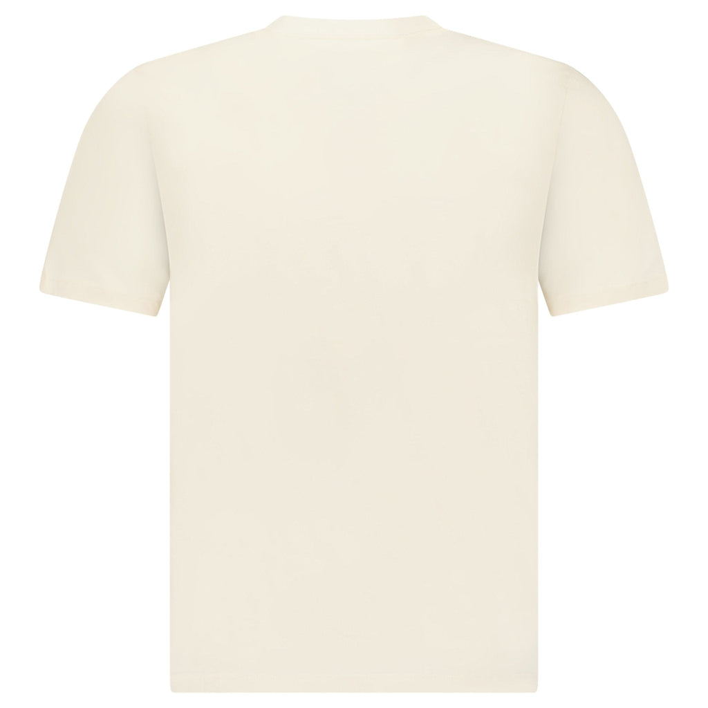 CP Company 30/1 Jersey Short Sleeve Printed T-Shirt in Gauze White