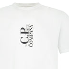 CP Company 30/1 Jersey Short Sleeve Printed T-Shirt in White
