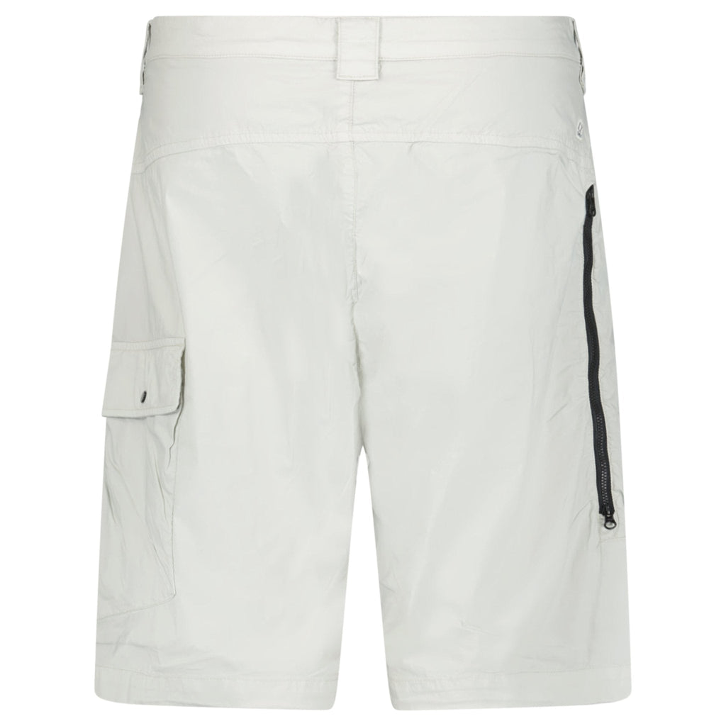 CP Company 50 Fili Lens Cargo Shorts in Blue Fox