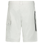 CP Company 50 Fili Lens Cargo Shorts in Blue Fox