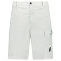 CP Company 50 Fili Lens Cargo Shorts in Blue Fox