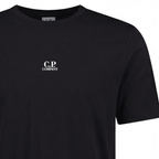 CP Company 70/2 Mercerised Jersey Logo Patch T-Shirt in Black