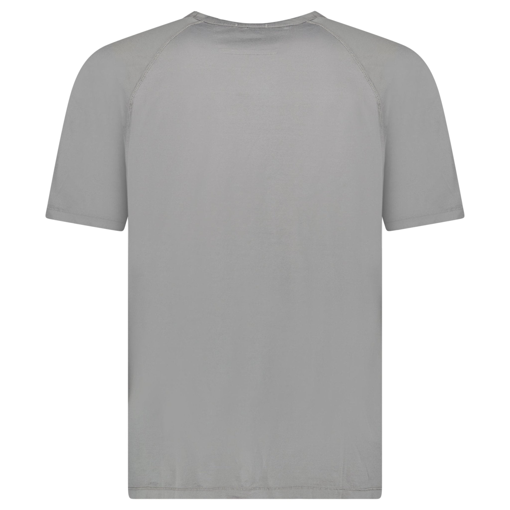 CP Company 70/2 Mercerised Jersey Logo Patch T-Shirt in Grey