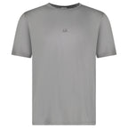 CP Company 70/2 Mercerised Jersey Logo Patch T-Shirt in Grey