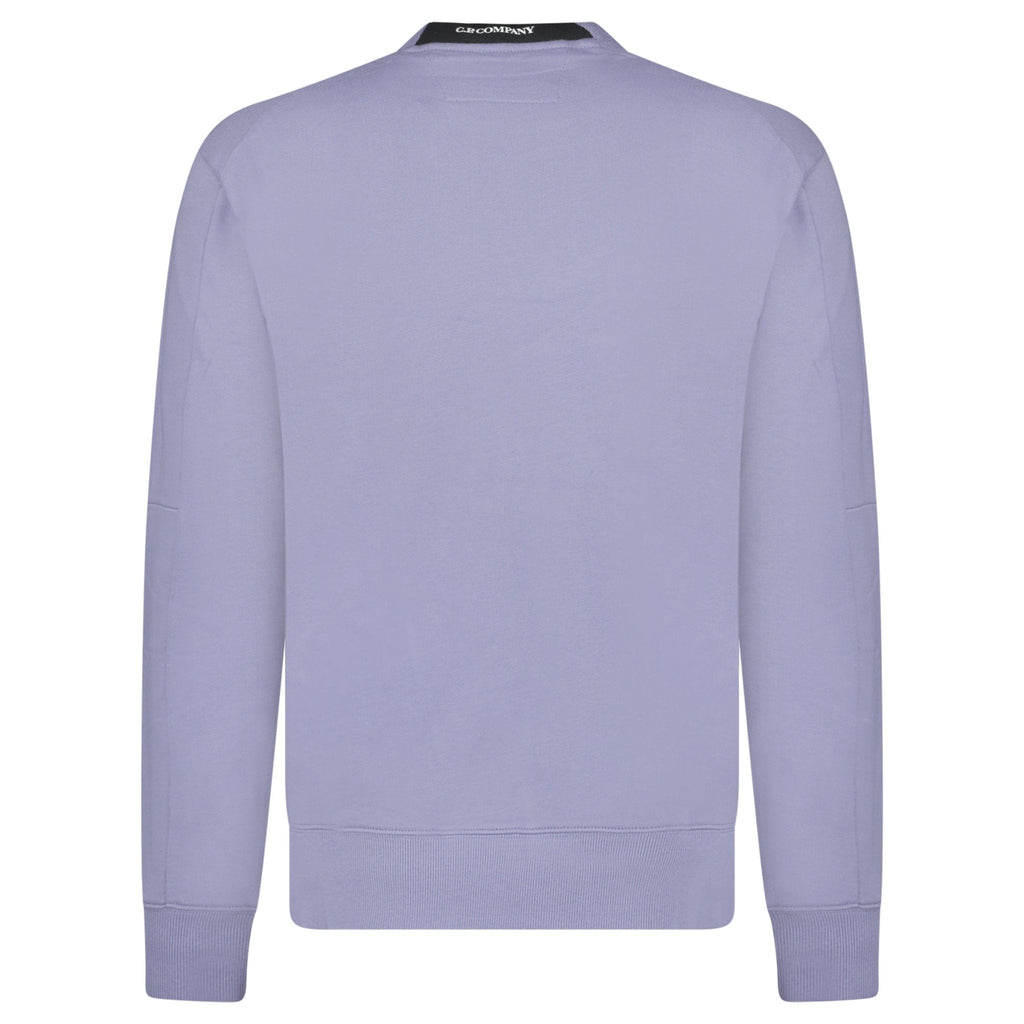 CP Company Arm Lens Diagonal Sweatshirt Lavender Violet