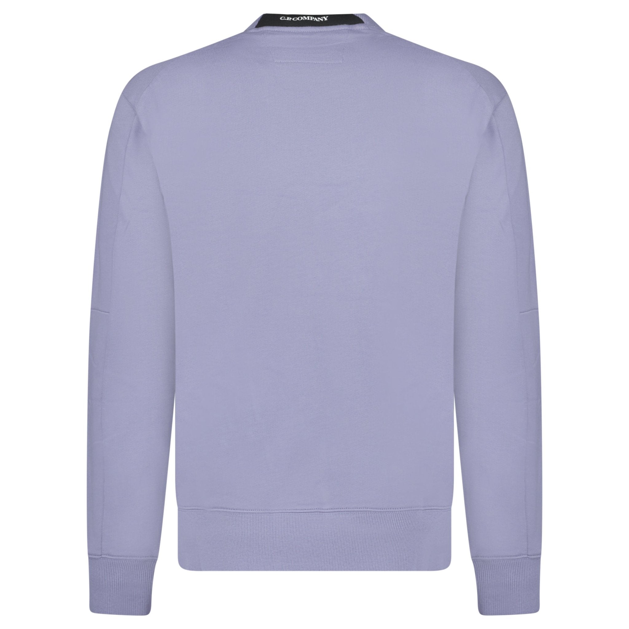 CP Company Arm Lens Diagonal Sweatshirt Lavender Violet