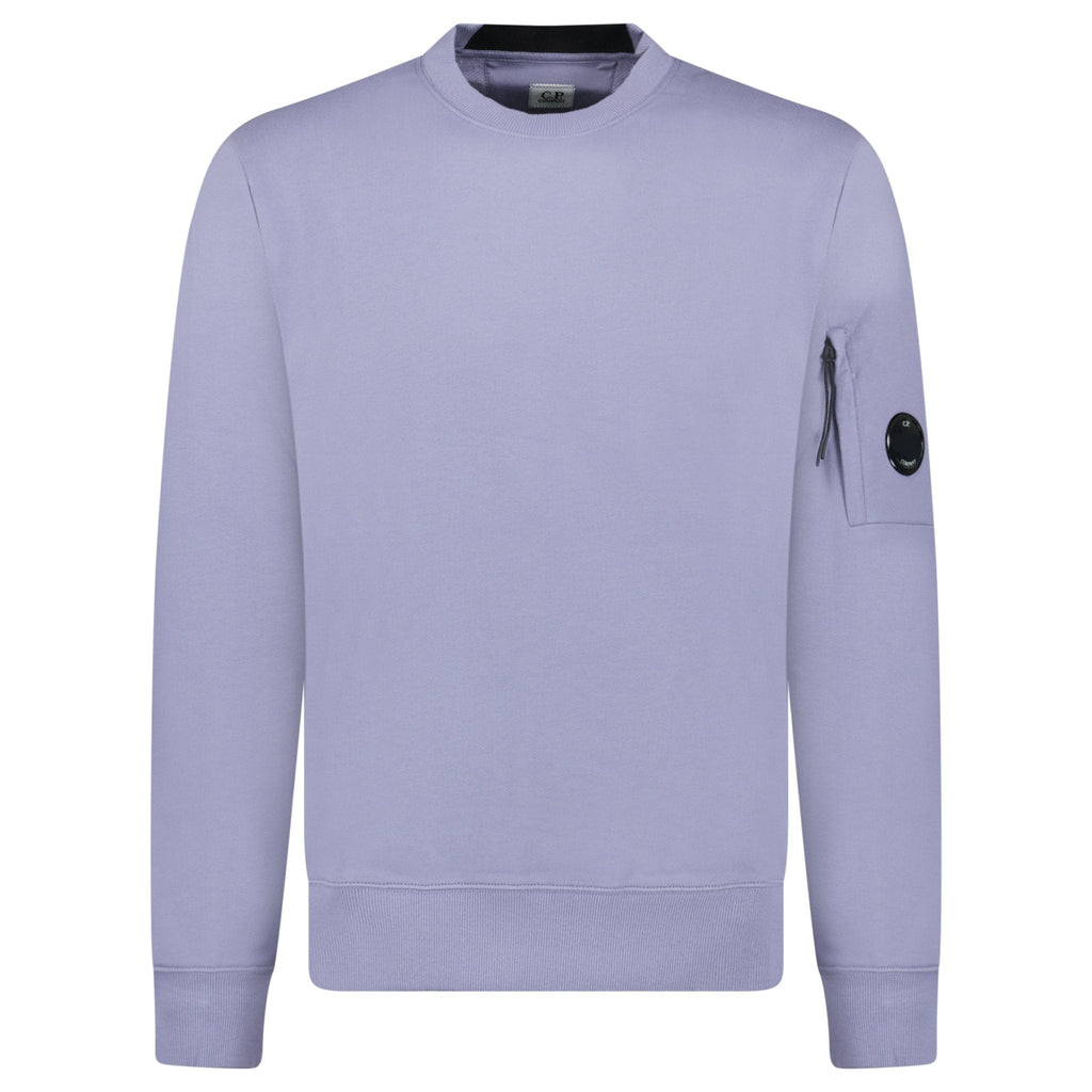 CP Company Arm Lens Diagonal Sweatshirt Lavender Violet